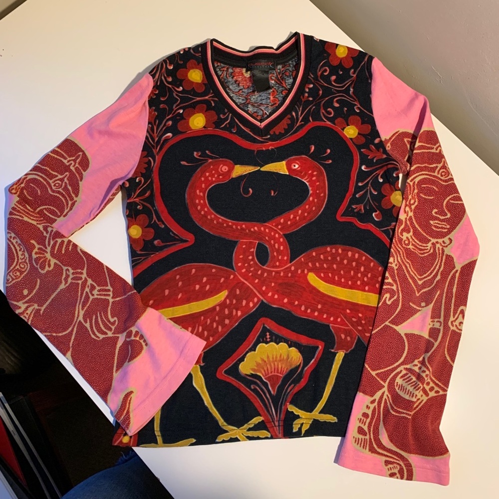•CUSTO BARCELONA LONG SLEEVE SHIRT•